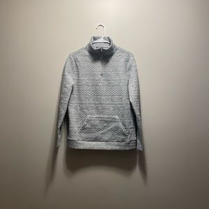 Grey quarter zip long sleeve